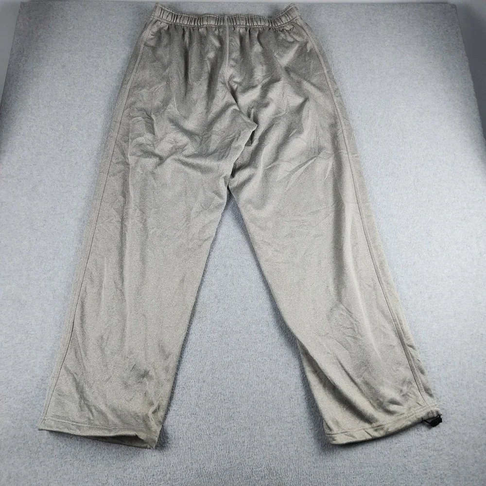 Nike Sweatpants Mens XL Gray Therma-FIT Fleece Lined Activewear Straight Leg